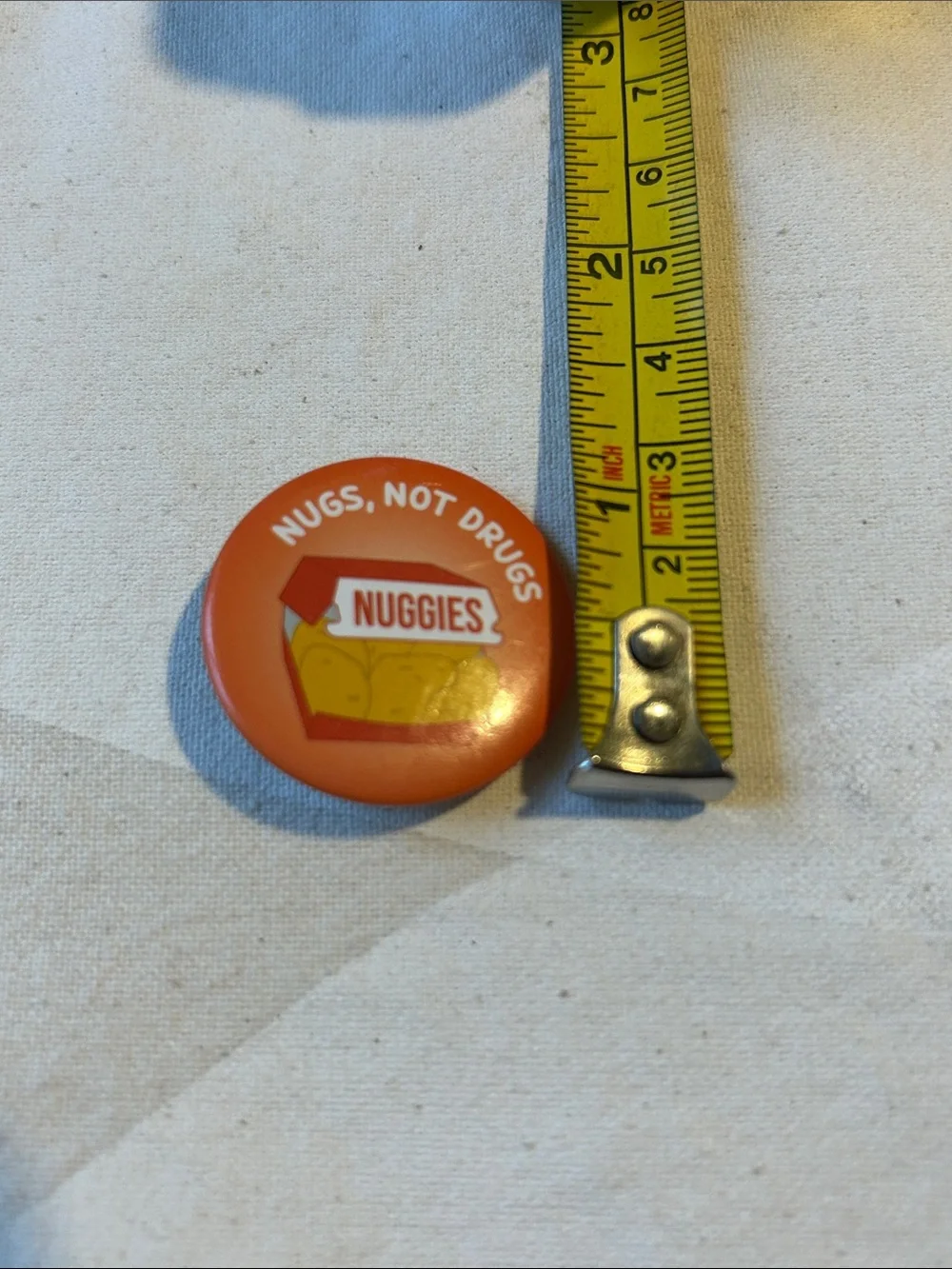 3 Button pins Tacos Nuggets